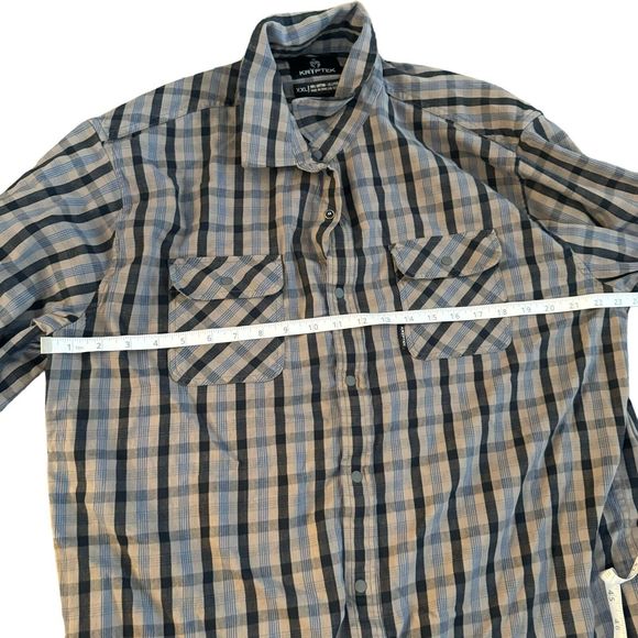 Kryptek Shirt Mens XXL‎ Plaid Long Sleeve Cotton And Lycra Multicolored - Picture 7 of 11